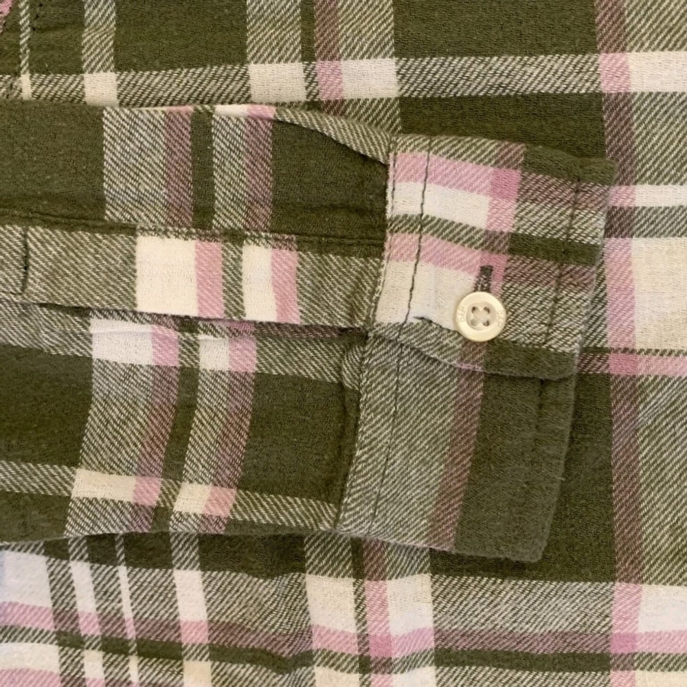 Gap Boyfriend Flannel Piper Button Up relaxed fit Shirt Top Size S Small - Picture 3 of 11